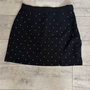 Black Rhinestone Skirt